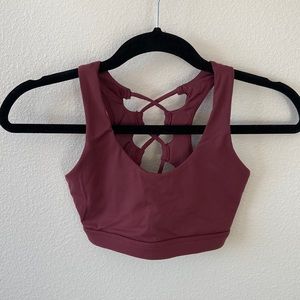 SOLD Buffbunny Charis Sports Bra in Windsor Wine